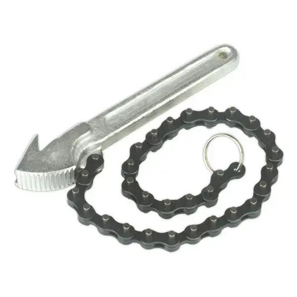 Sealey AK6410 Oil Filter Chain Wrench 60-106mm Capacity