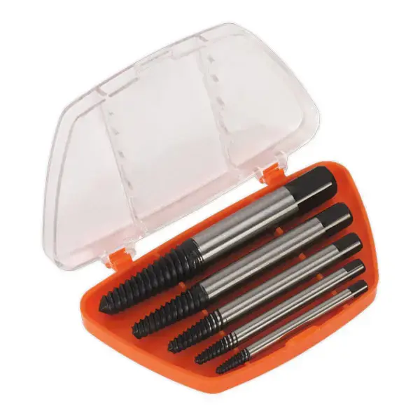 Sealey AK722 Screw Extractor Set 5pc Helix Type