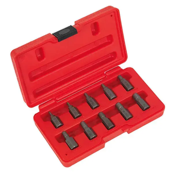 Sealey AK8181 Multi-Spline Screw Extractor Set 10pc