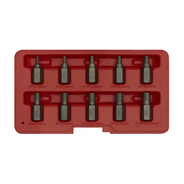 Sealey Multi-Spline Screw Extractor Set 10pc