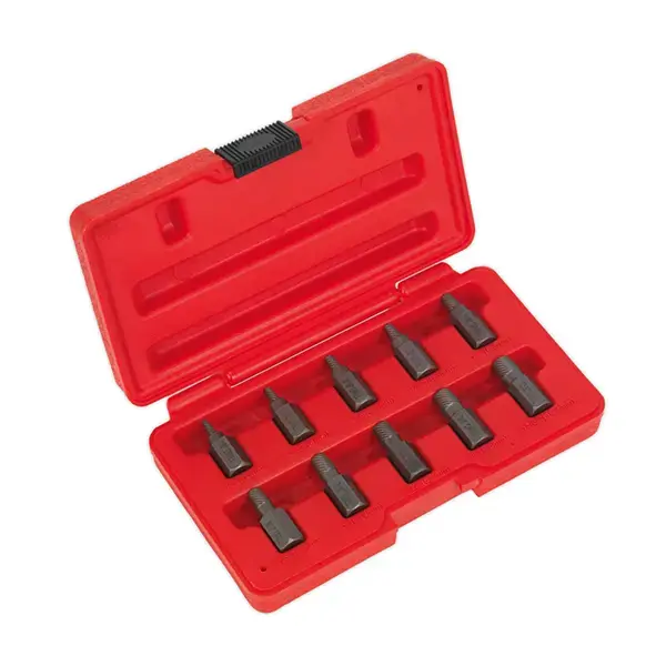 Sealey Multi-Spline Screw Extractor Set 10pc