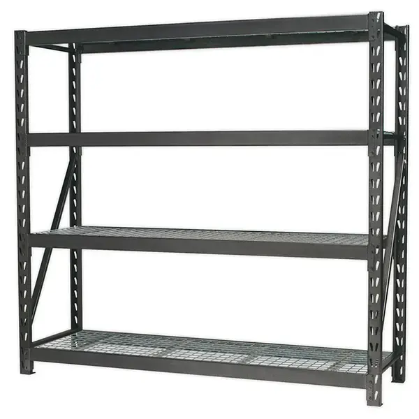 Sealey AP6572 Heavy-Duty Racking Unit with 4 Mesh Shelves 640kg Capacity Per Level 1956