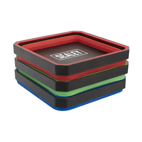 Sealey Collapsible Magnetic Parts Tray Set