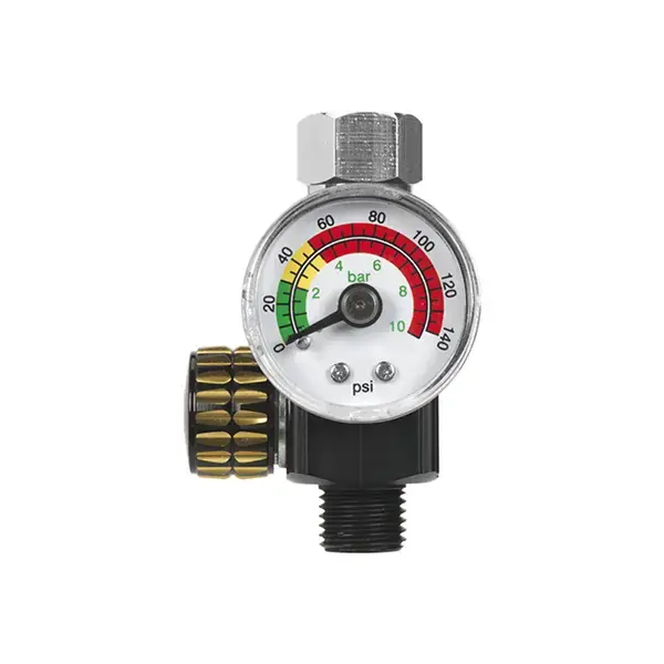 Sealey On-Gun Air Pressure Regulator/Gauge