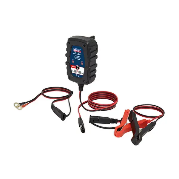 Sealey 6/12V Compact Smart Trickle Charger & Maintainer 1A