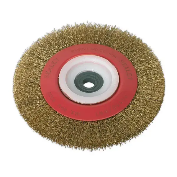 Sealey BG150/WW1 Wire Wheel 150 x 13mm 13mm Bore Narrow