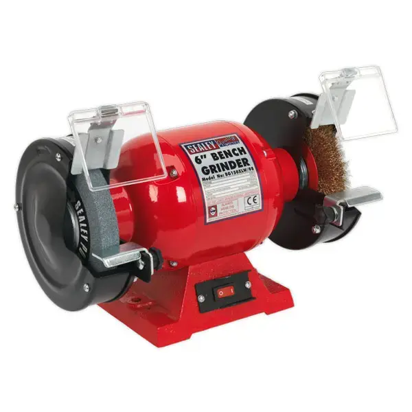 Sealey BG150XLW/98 Bench Grinder 150mm with Wire Wheel 370W/230V