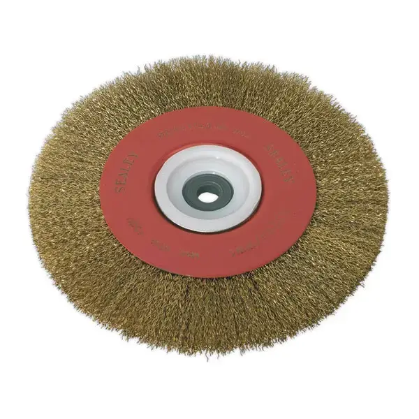Sealey BG200/WW1 Wire Wheel 200 x 13mm 16mm Bore Narrow