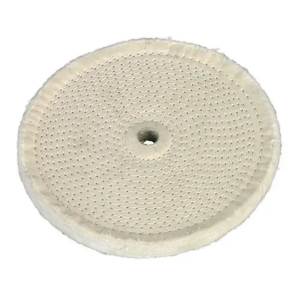 Sealey BG200BW Buffing Wheel 200 x 16mm 16mm Bore Fine