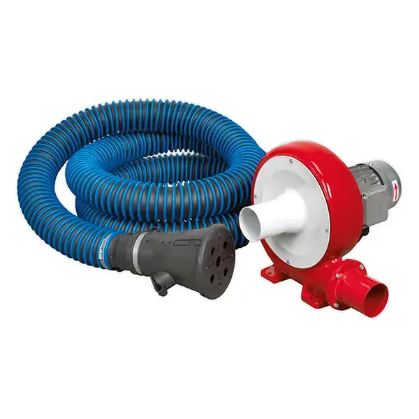 Sealey EFS101 Exhaust Fume Extraction System 230V - 370W - Single Duct