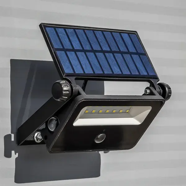 Sealey Extra-Slim Solar Floodlight with Wall Bracket 16W SMD LED
