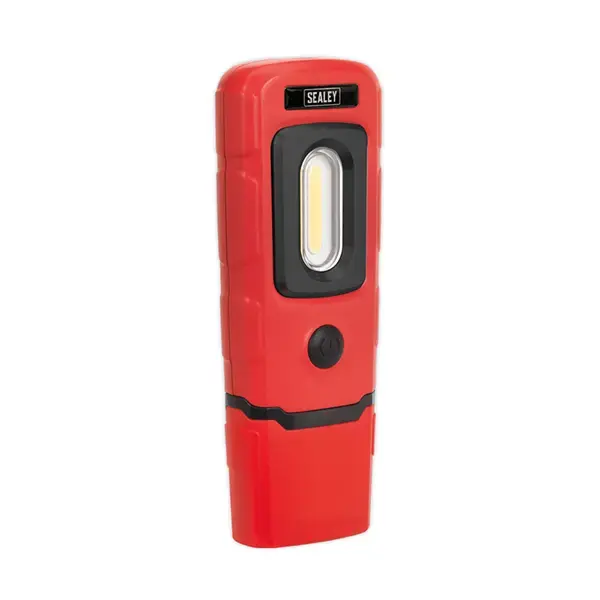 Sealey Rechargeable 360° Inspection Light 3W COB & 1W SMD LED - Red