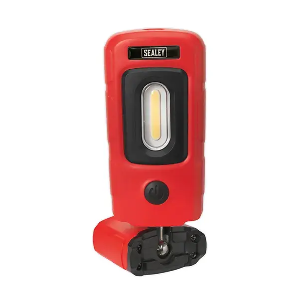 Sealey Rechargeable 360° Inspection Light 3W COB & 1W SMD LED - Red