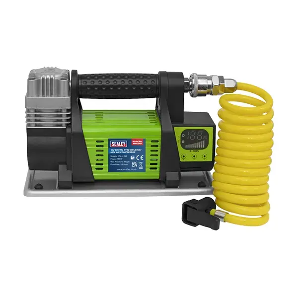 Sealey MAC04D Digital Tyre Inflator/Mini Air Compressor 12V