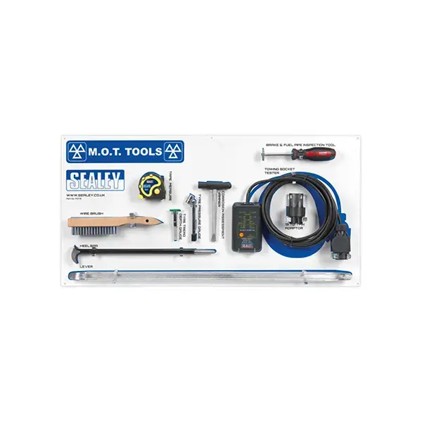 Sealey MOTBKIT MOT Tool Board with Tools