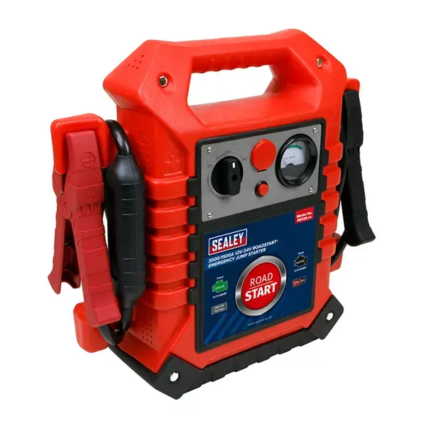 Sealey RS125 RoadStart Emergency Jump Starter 12/24V 3000/1500 Peak Amps