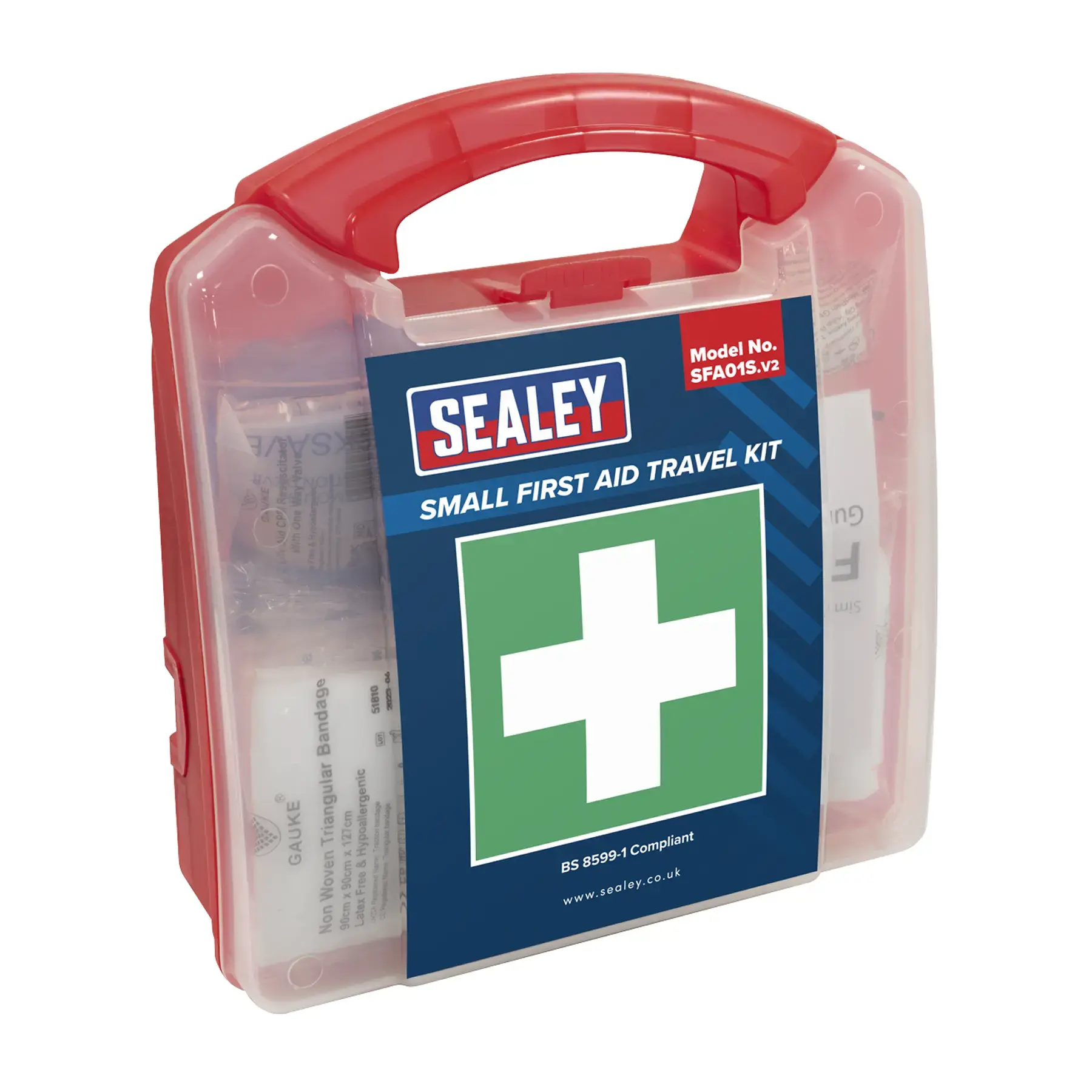 Sealey SFA01S First Aid Kit Small - BS 8599-1 Compliant