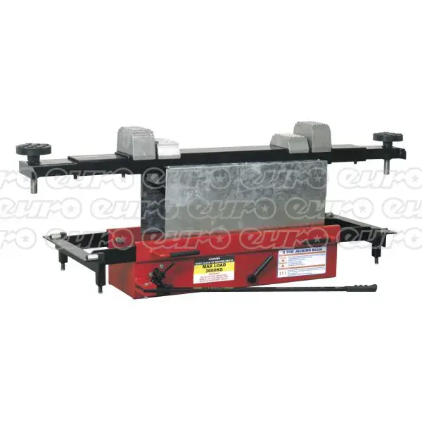 Sealey SJBEX300 Jacking Beam 3tonne with Arm Extenders & Flat Roller Supports