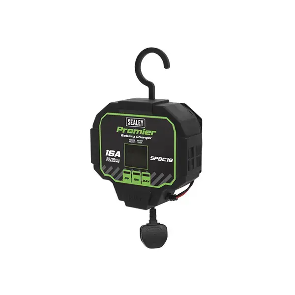 Sealey Premier Fully Automatic Battery Charger & Maintainer 16A