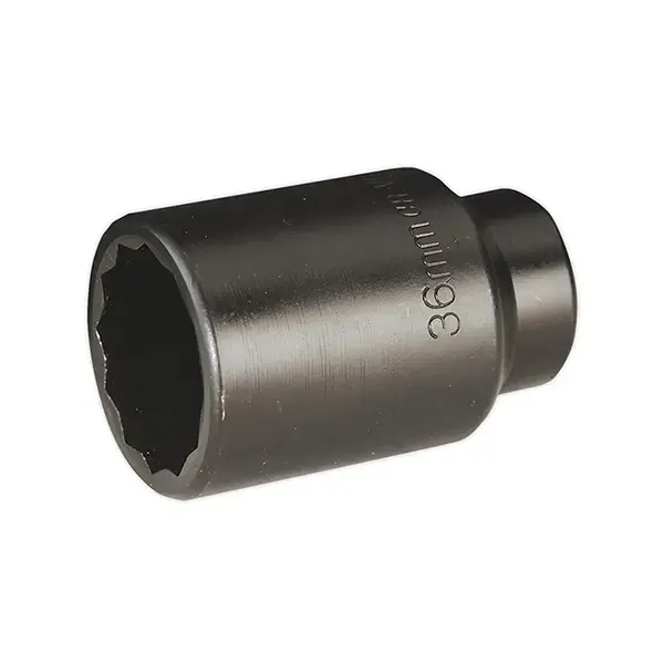 SX006 Impact Socket 36mm Bi-Hex Deep 1/2"Sq Drive