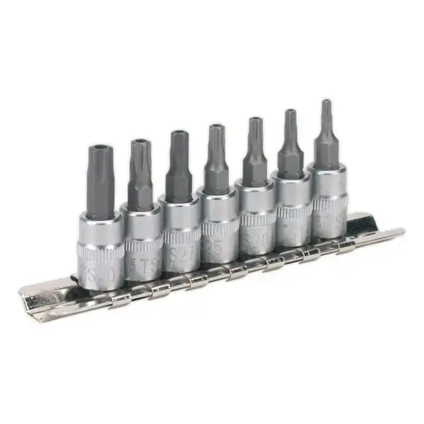 SX106 TRX-TS Security Socket Bit Set 7pc 1/4"Sq Drive