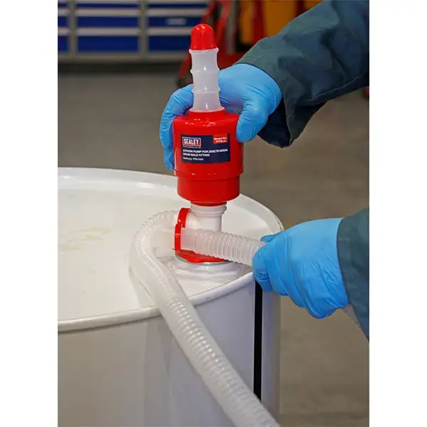 Sealey TP78 Syphon Pump for 205ltr/48gal Drum Male Fitting