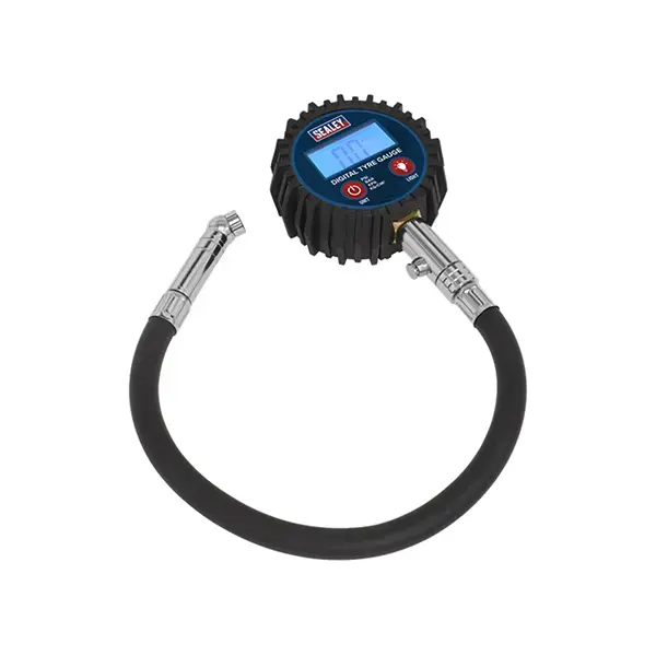 Sealey TST002 Digital Tyre Pressure Gauge with Push-On Connector