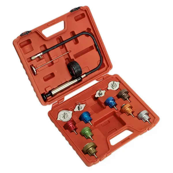 Sealey VS006 Cooling System Pressure Test Kit 16pc