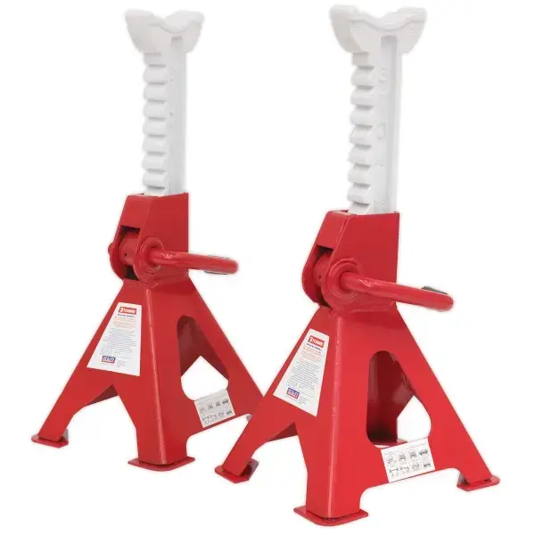 Sealey Ratchet Type Axle Stands (Pair) 3 Tonne Capacity per Stand