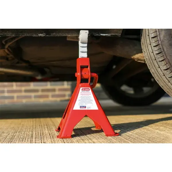 Sealey Ratchet Type Axle Stands (Pair) 3 Tonne Capacity per Stand