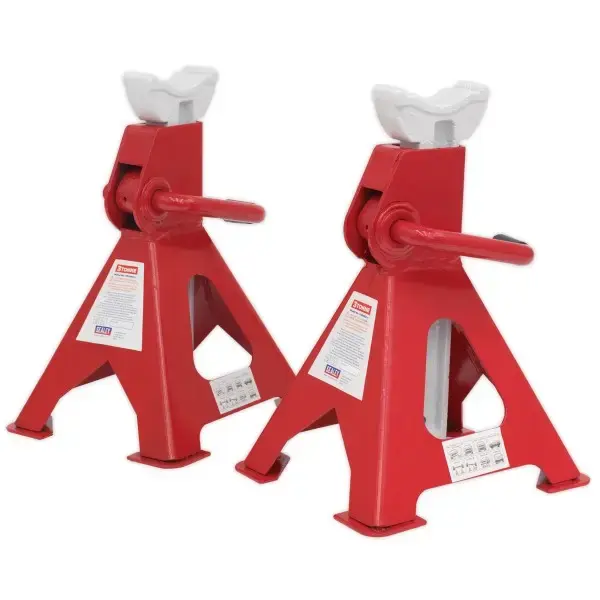 Sealey Ratchet Type Axle Stands (Pair) 3 Tonne Capacity per Stand