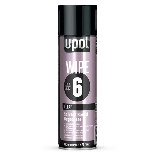 U-POL WIPE#6 Solvent-Based Degreaser Aerosol 450ml