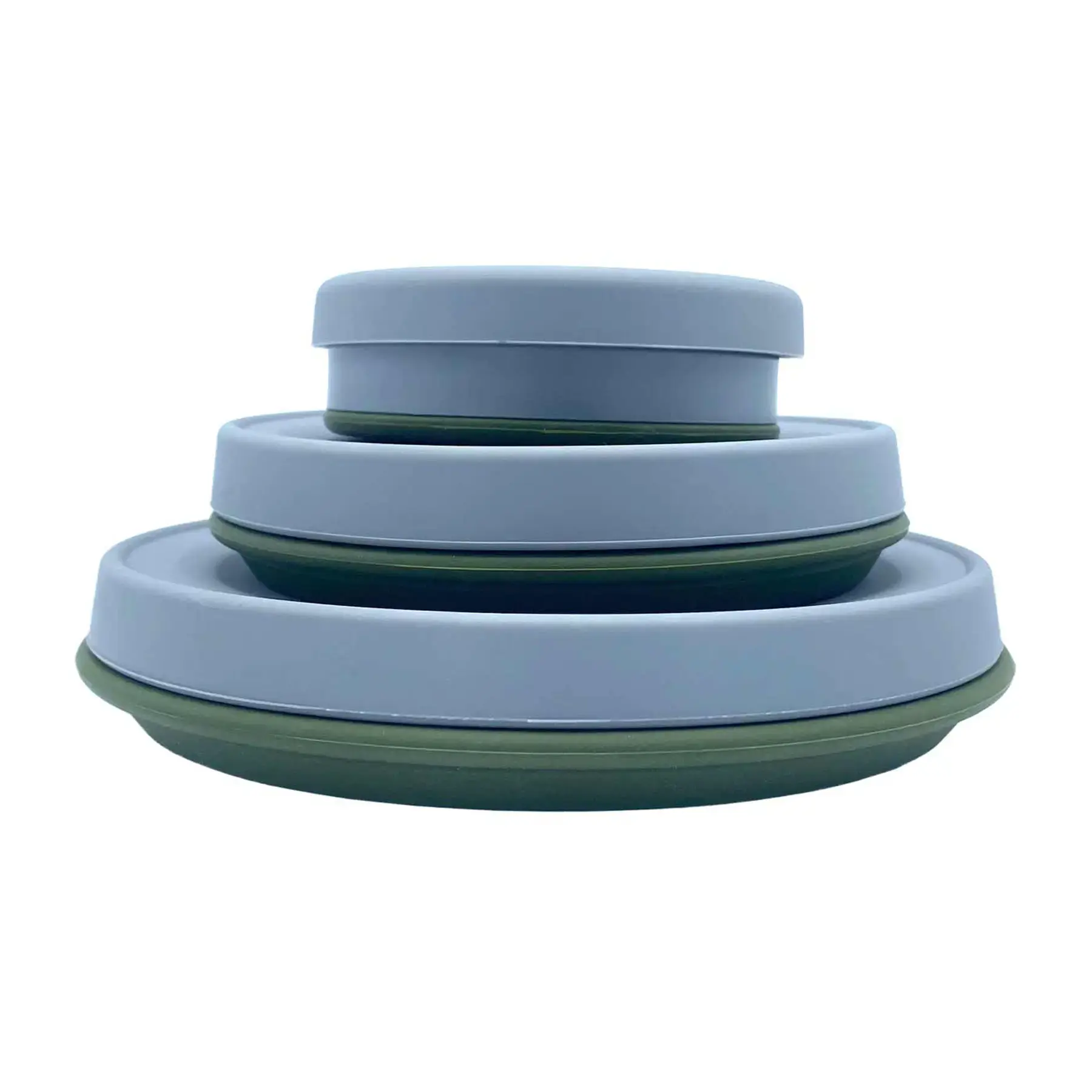 Wolf Outdoors Ezi-Stow Collapsible Dining Set 3Pc Olive Green