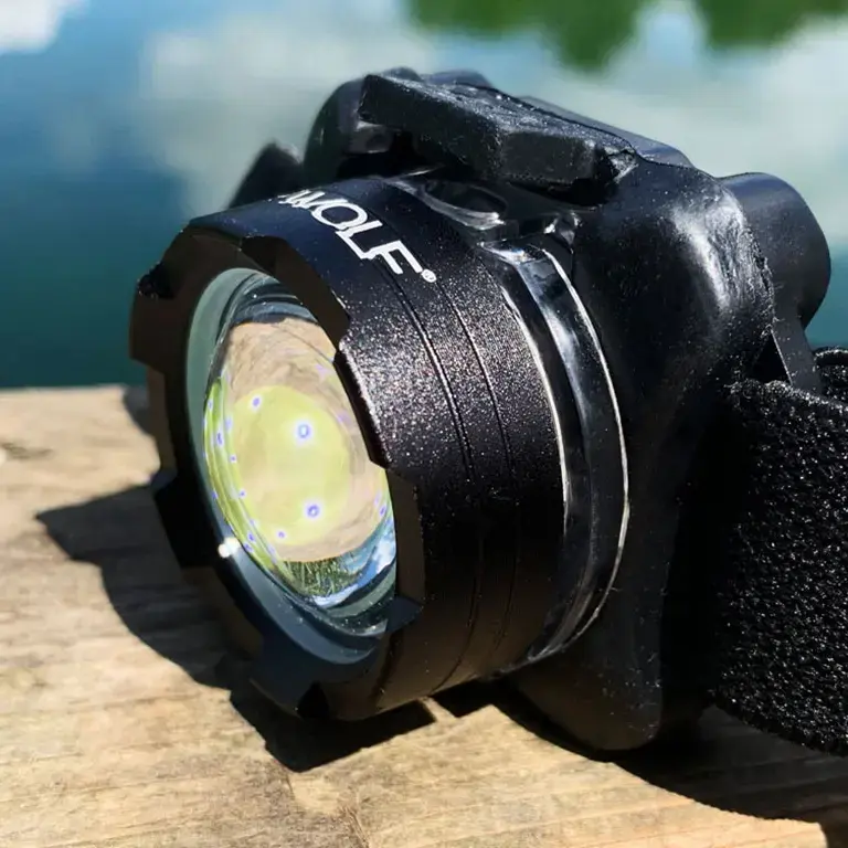 Wolf Outdoors Vex150 Powerbeam Headtorch 150 Lumen White & Red Cob LED